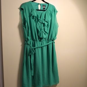 Kelly Green Blouse Dress